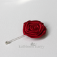 red prom groom lapel pin matric dance colors to order