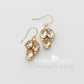 Jessica Rhinestone Pearl Earrings - Rose gold, gold or silver - Rhinestone colors available