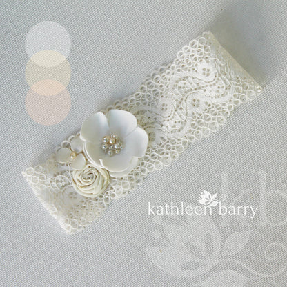 Ivory lace wedding garter online shop south africa shipiing worldwide