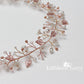 Simone dainty floral and leaf vine style hairpiece with optional chain detail - Assorted finishes