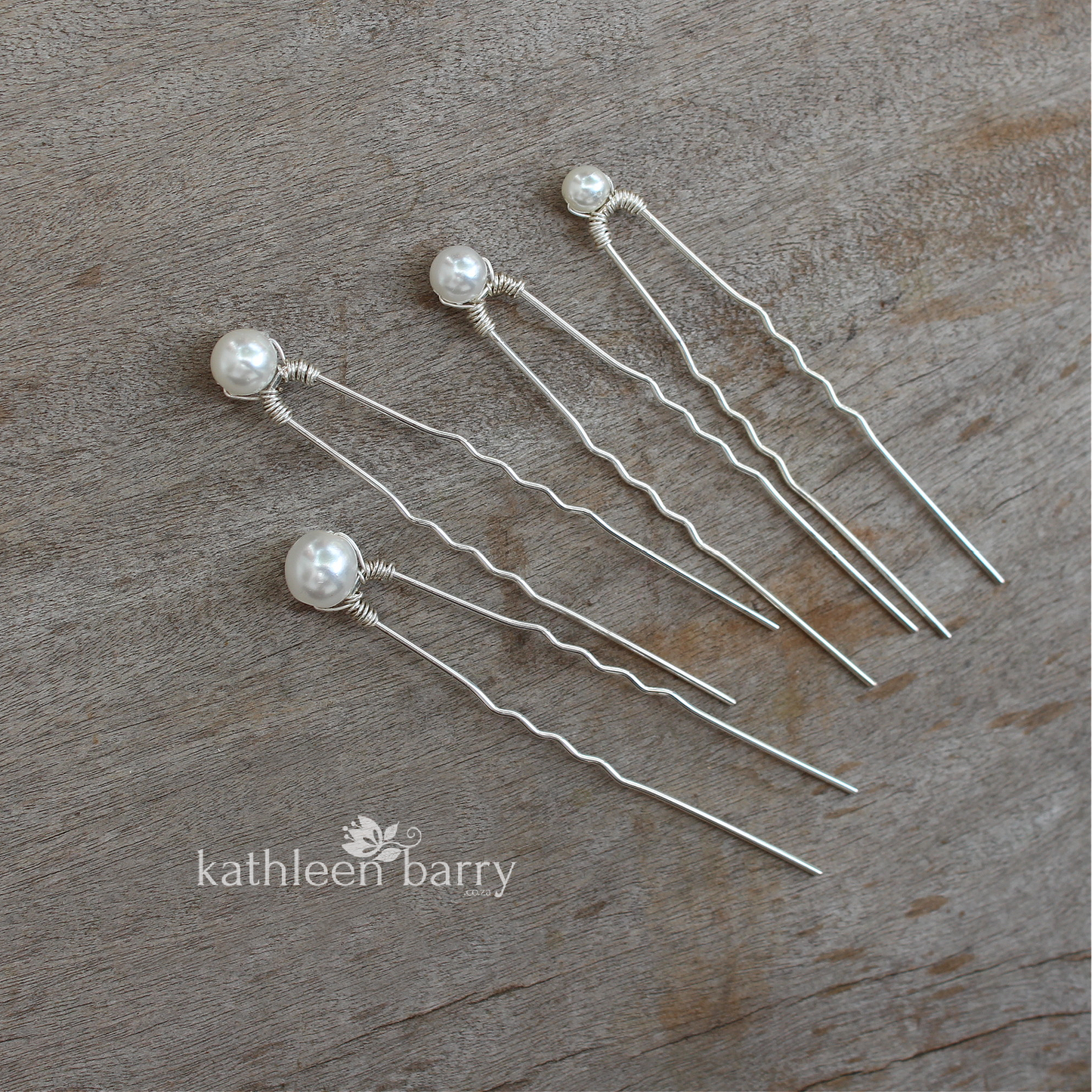 simple single pearl hair pins three color options online