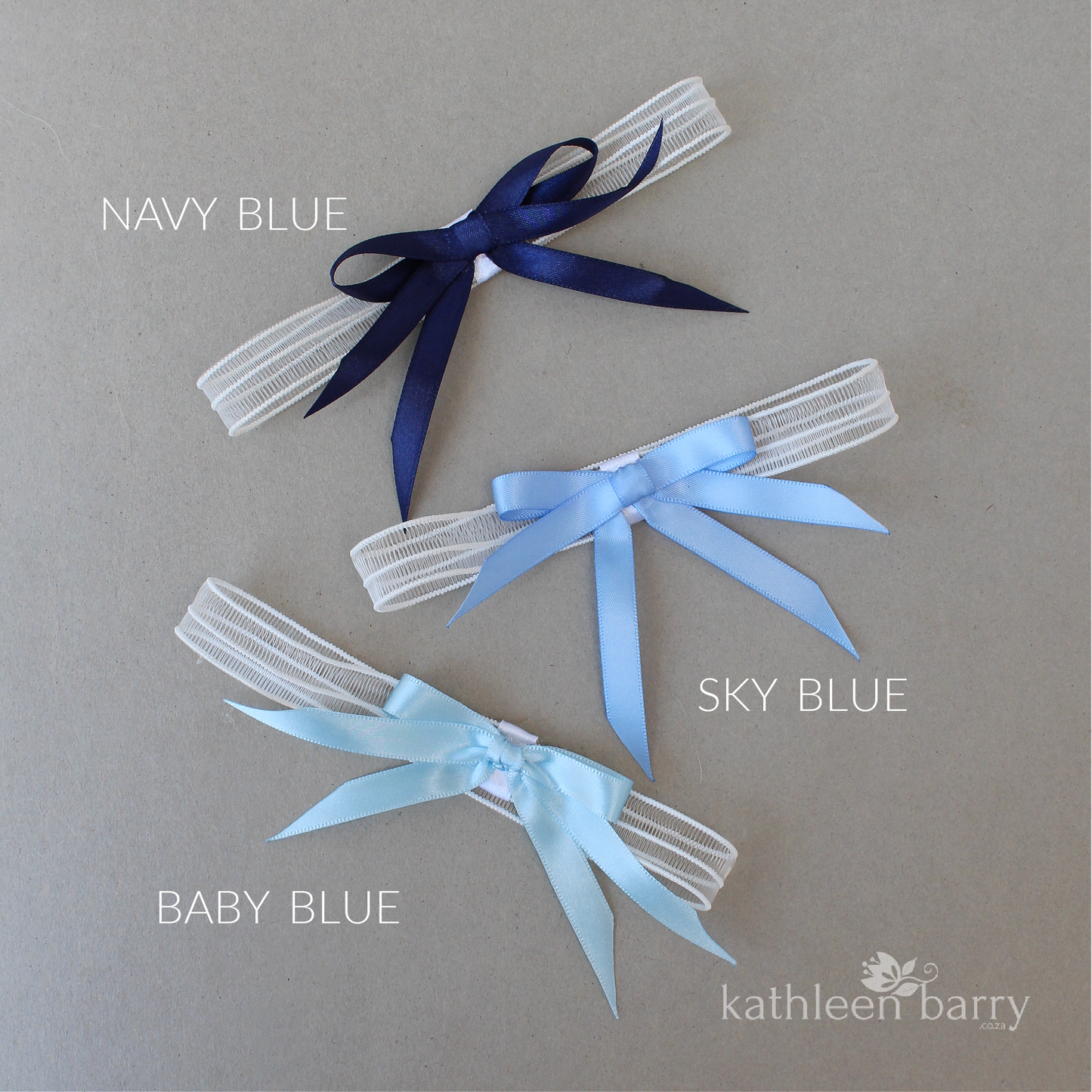 Something Blue Bridal tossing garter - assorted colors available, satin bow - (sold separately)