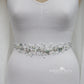 Ariel Starfish & shell wedding dress sash belt - color options available