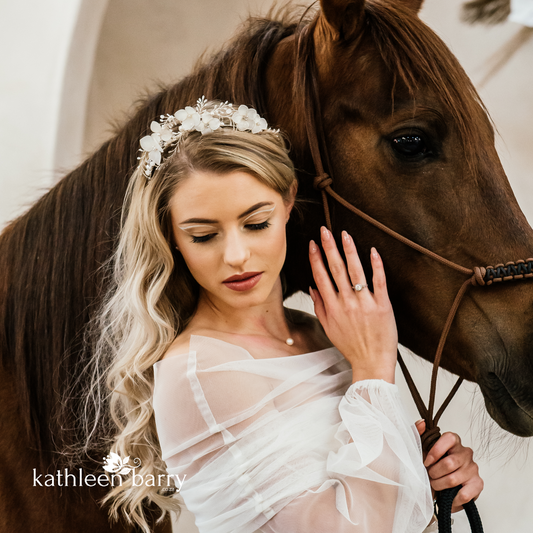 Bespoke floral crown - assorted colors available