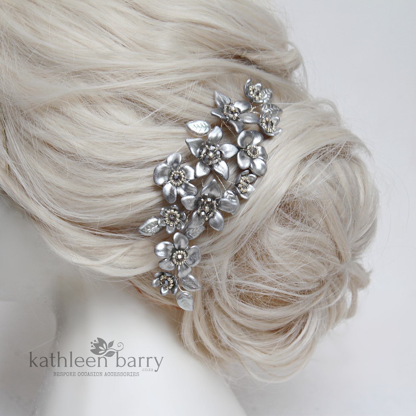 Silver hair bobbles online